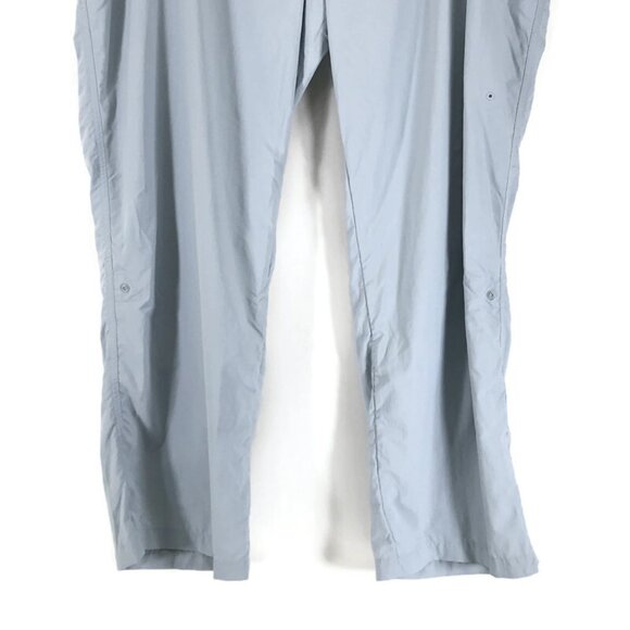 Columbia PFG Aruba Roll Up Pant Women's Plus Size 24W Gray Outdoor Fishing Trail - Picture 2 of 11